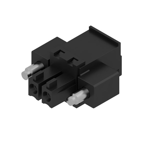 PCB plug-in connector, female plug, 3.81 mm, Number of poles: 2, 270°, Clamping yoke connection, Clamping range, max. : 1.5 mm², Box image 2