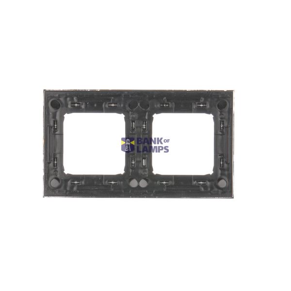 IP44 single socket outlet without frame seal - same color flap&cframe, 16A, white image 1