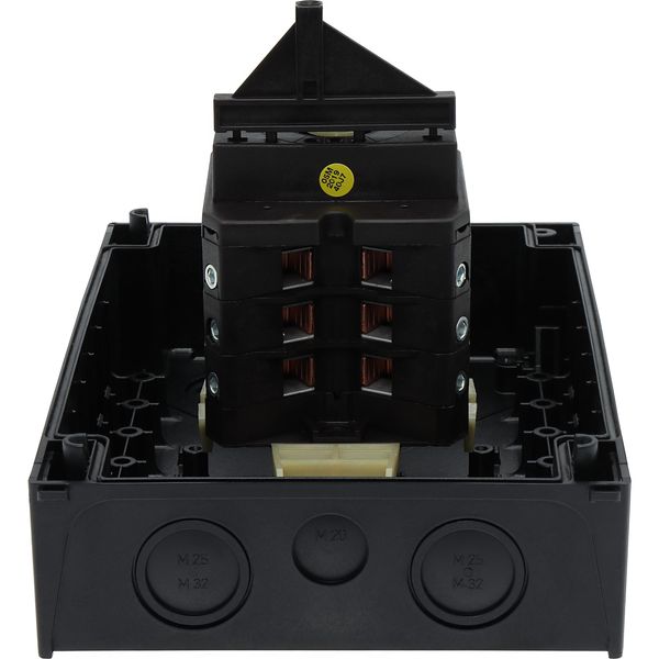 T5B-3-8342/I4/SVB Main switch, T5B, 63 A, surface mounting, 3 contact unit(s), 6 pole, Emergency switching off function, With red rotary handle and yellow locking ring, image 37