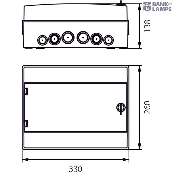 Hermetic switchboard RH-12S image 2