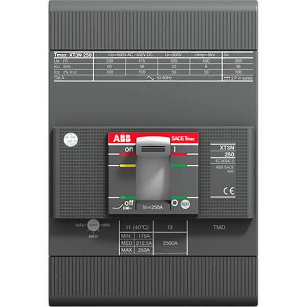 XT3S 250 TMD 200-2000 3p F F image 3