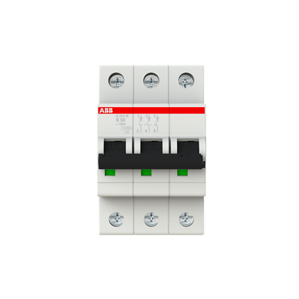 S203M-B50 Miniature Circuit Breaker - 3P - B - 50 A image 2