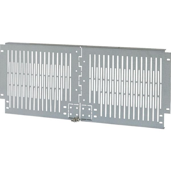 XTPPCUV3-H275W800 Partition, ventilated, for power feeder, HxW=275x800mm image 3