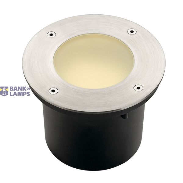 WETSY inground fitting, round, stainless steel 316, GX53, max. 9W, round glass, IP67 image 1