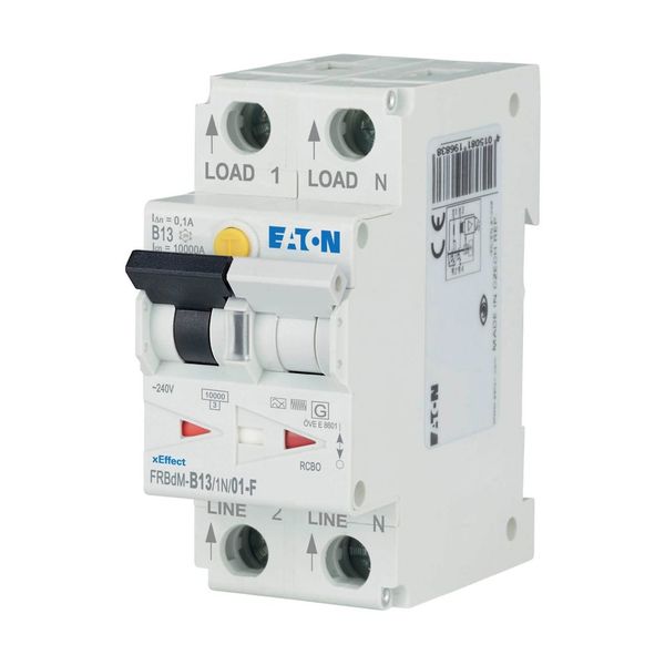 Digital RCD/MCB combination, 13 A, 100 mA, MCB trip characteristic: B, 1p+N, RCD trip characteristic: F image 4