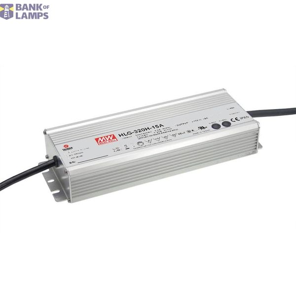 LED Driver MeanWell, 90-305VAC, PFC, 321W, 30V, 10.7A, IP67, Dimeable image 1