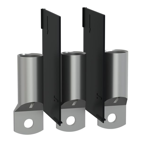 crimp lugs for copper cable with interphase barriers, 240 mm², TransferPacT, Frame 630 A,3P, set of 3 image 1