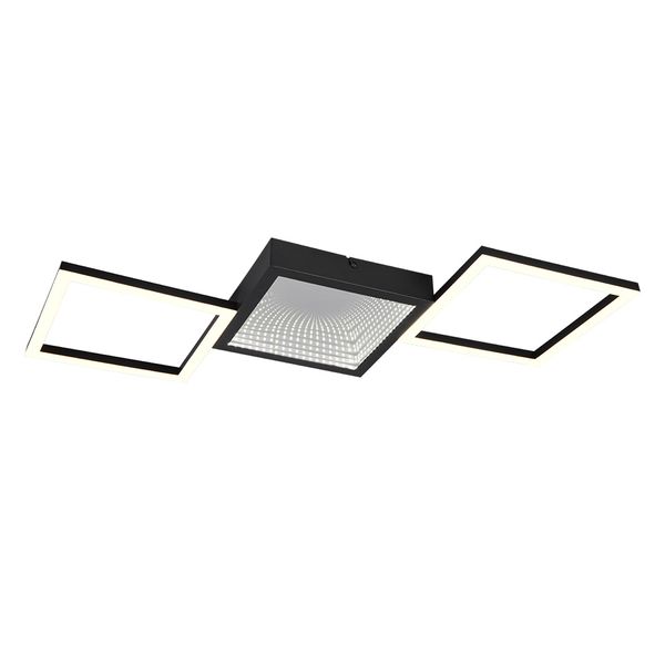 Gelo LED ceiling lamp matt black image 1