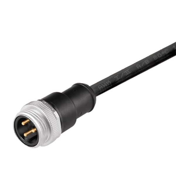 Sensor/actuator line, One end without connector, 7/8", Number of poles : 5 (4 + PE), 3 m, pin, straight, Shielded: No, LED: No, Sheath material: PUR, Halogen: No image 1