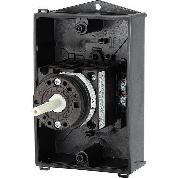 T0-4-8344/I1/SVB Main switch, T0, 20 A, surface mounting, 4 contact unit(s), 8-pole, Emergency switching off function, With red rotary handle and yellow locking ring, image 57