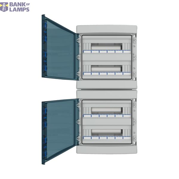 Surface Mounted Board, IP65, IK08, 4-rows 72 modules with screw termin image 5