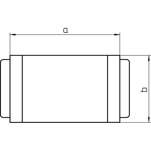 WDK HK80170RW T- and crosspiece cover  80x170mm image 2