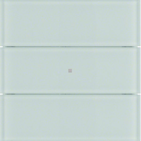 B.IQ push-button 3gang, KNX - B.IQ, glass p. white image 2