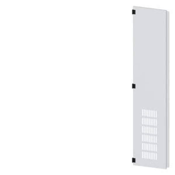 SIVACON, door half, left, with ventilation openings, IP20, H: 2000 mm, W: 400 mm, RAL image 2