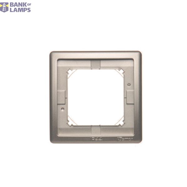 IP 44 single frame, satin, metallized image 1