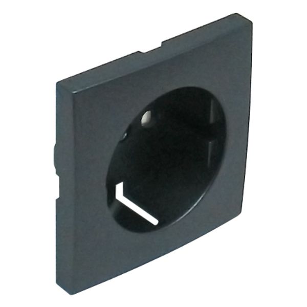 SAF COV PLAT F/EARTH SOCKET (SKO TYPE) GRAY image 1