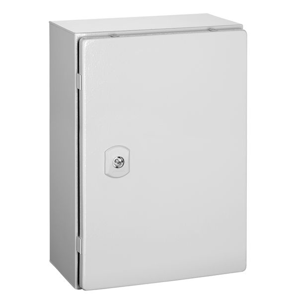 Wall-mounted enclosure 1 door IP66 H=350 W=250 D=150mm image 1