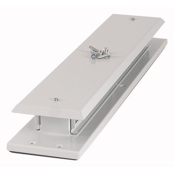 XTSZPTAV4-W425 Top plate, ventilated, W=425mm, IP42, grey image 1