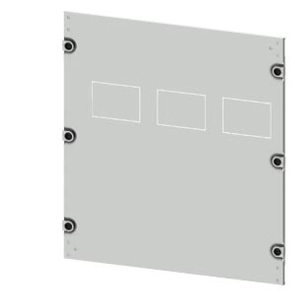 Masking frame 3VA20 (100 A), 3VA21 (160 A), 3VA22 (250 A), 3 or 4-pole, fixed-mounted, image 1