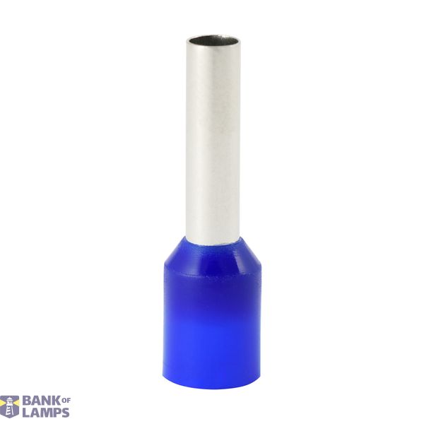 Single insulated sleeve terminal HI 4.0/12-ni blue, Al/Cu image 1