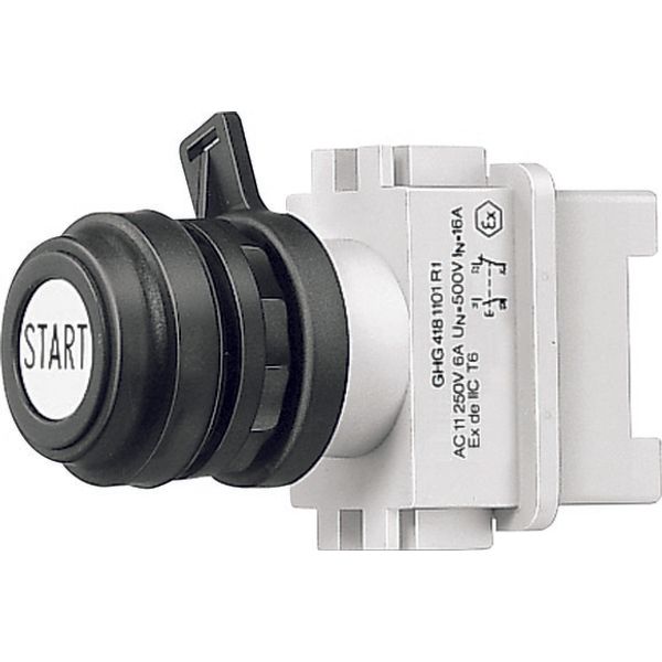 T0-1-8214/I1 Changeoverswitches, T0, 20 A, surface mounting, 1 contact unit(s), Contacts: 2, 45 °, momentary, With 0 (Off) position, with spring-return from both d image 147