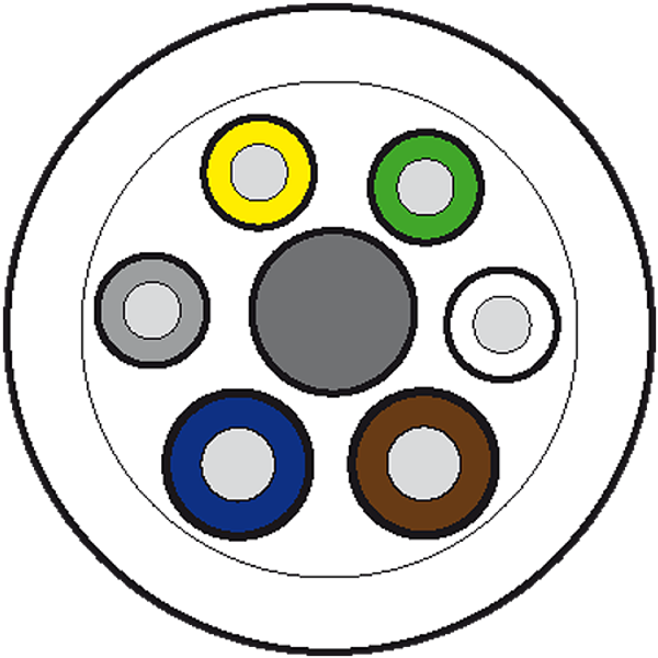 50M MAIN CABLE PUR-OB 4*0,34+2*0,75 image 1