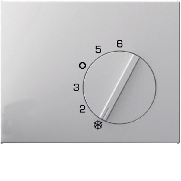 Centre plate for thermostat, setting knob, K.1, p. white glossy image 1