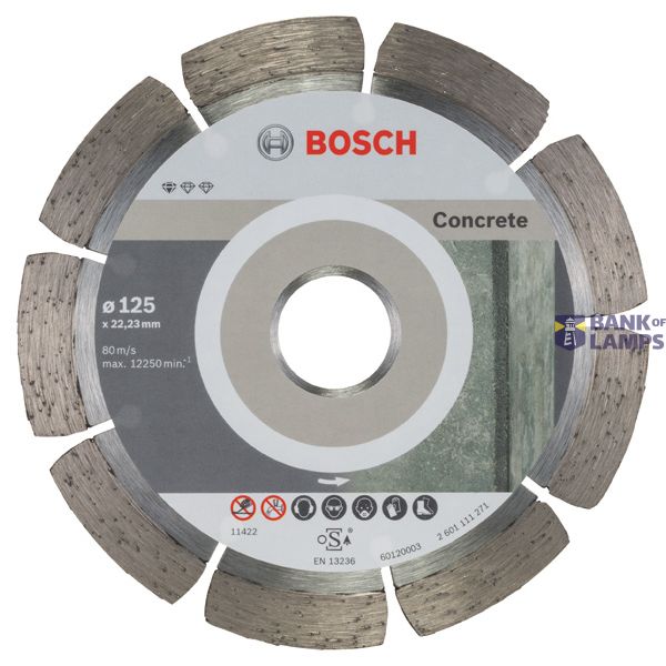 Standard for Concrete diamond cutting disc 125 x 22,23 x 1,6 x 10 mm image 3
