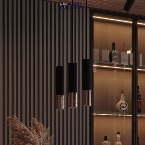 HANGING LAMP LOOPEZ 2 BLACK/COPPER GU10 2X40W IP20 image 6