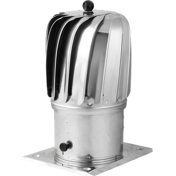 ROTATING CHIMNEY COWL OBLONG aluminium Ø 150 image 1