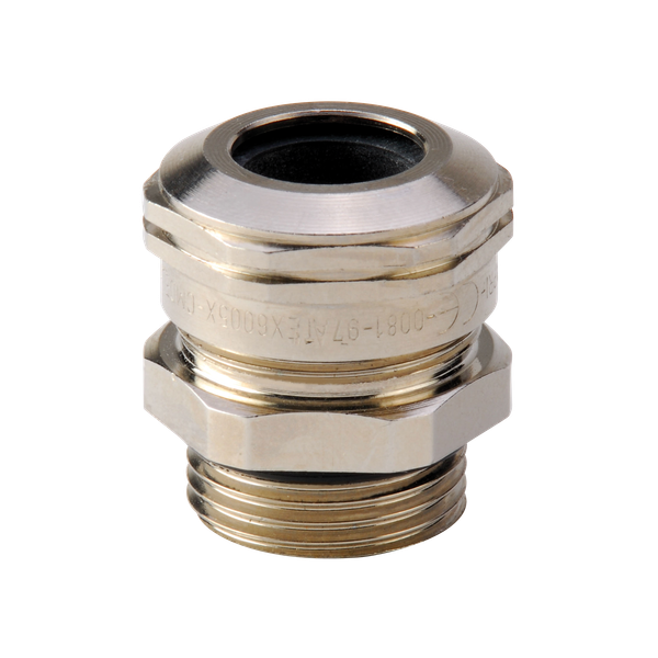 BRASS LOCKNUT FOR CABLE GLAND ATEX DIAMETER 25 image 2