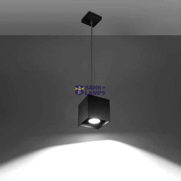 HANGING LAMP QUAD 1 BLACK GU10 1X40W IP20 image 5