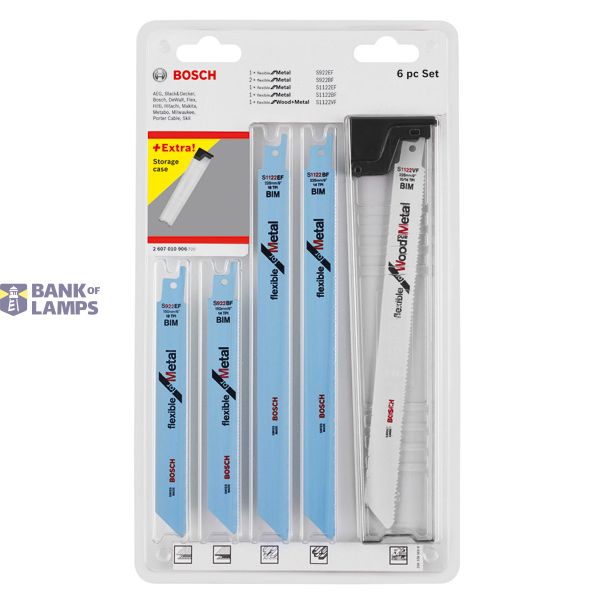 6-piece reciprocating saw blade set Wood and Metal 6 pcs. image 1