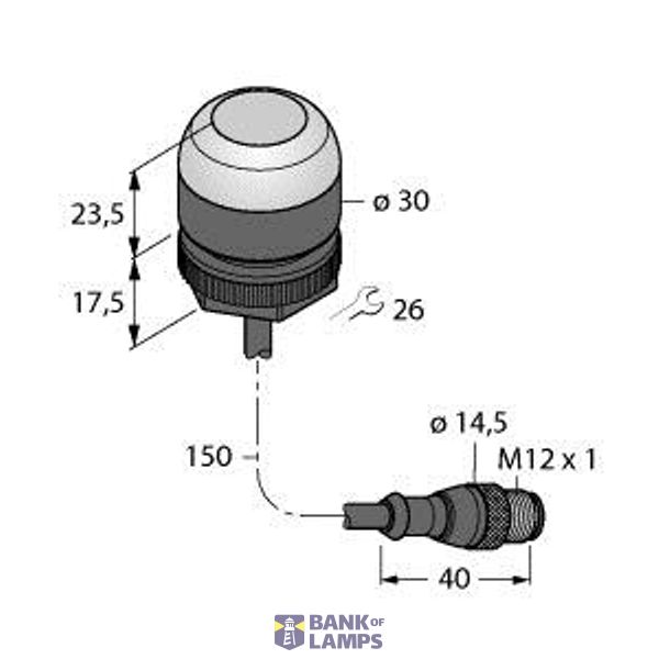Pick-to-Light Placement Sensor   K30APTYXDQP image 1