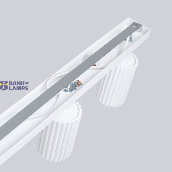 CEILING STRIP WITH THREE SPOTLIGHTS FROM THE KARBON SERIES FOR THE HALLWAY image 7