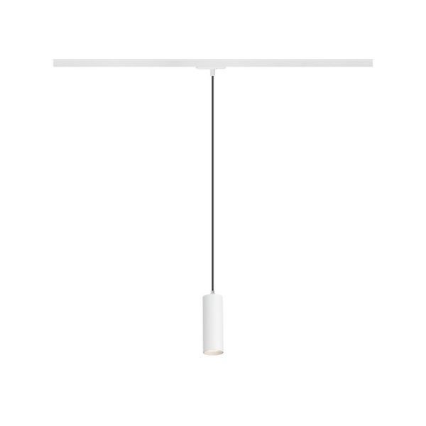 MAVRO for 1-circuit tracks pendant white 230V LED 12W 38° 3000K image 1