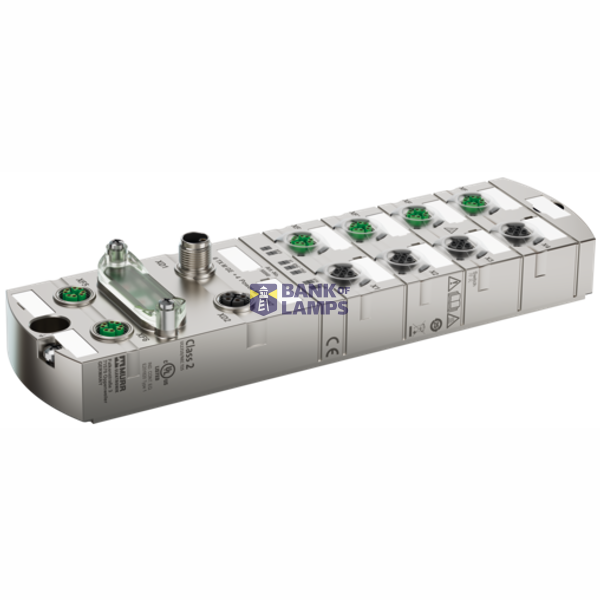 6 TX managed switch with Gigabit + 4 power M12 IP67 image 2