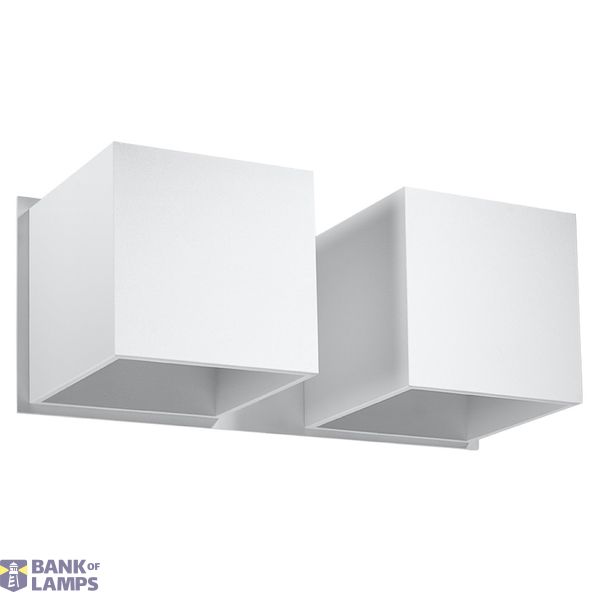 Wall lamp QUAD 2 white G9 2x40W IP20 image 8