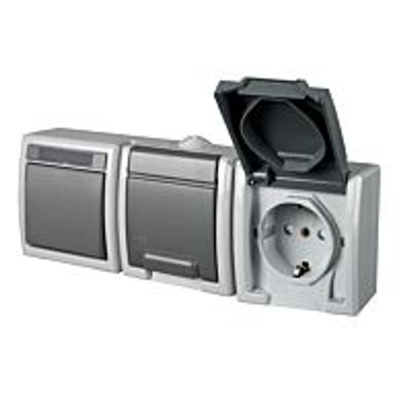 ATLAS AC switch No. 6 + 2x socket image 1