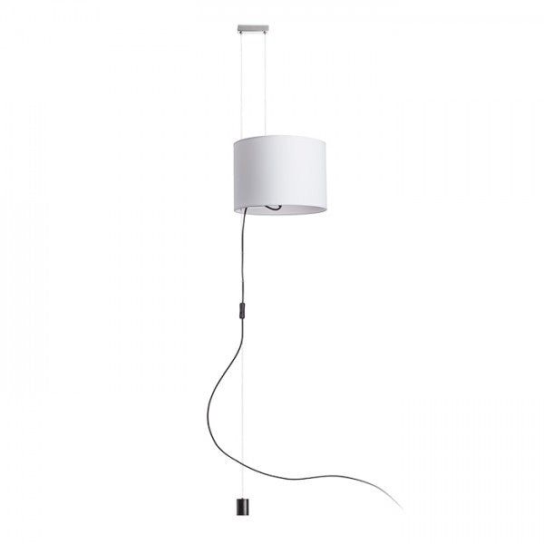BROADWAY pendant adjustable white chrome 230V LED E27 15W image 1