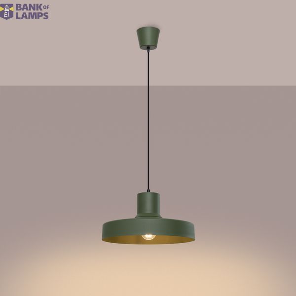 Pendant lamp BILO olive green image 10