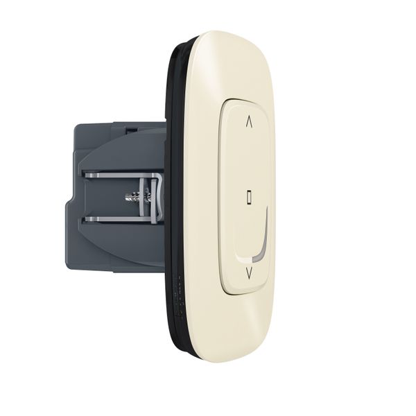 Connected Local Roller Shutter Switch with Neutral, Valena Allure with Netatmo, Ivory image 1