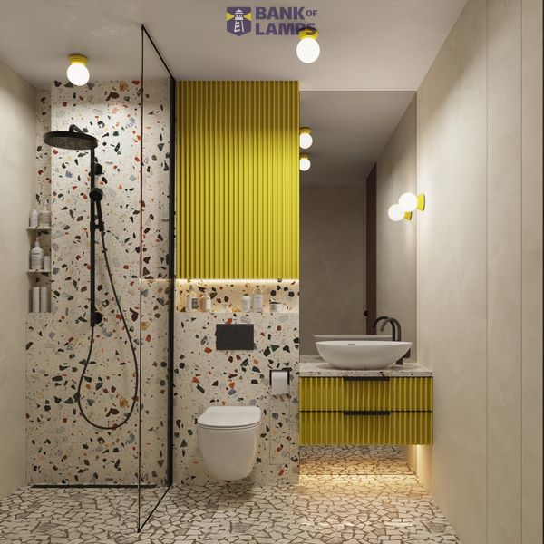 Wall lamp ZORI yellow IP44 image 10