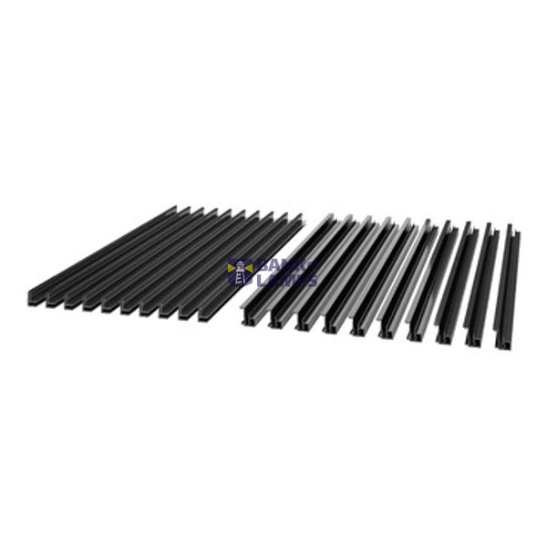 Panel Mounting Rail A&B x10 Black image 1