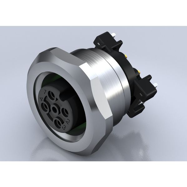 Built-in plugs, M12, Mounting thread: M 14, Number of poles: 4, Strand / cable length: image 1