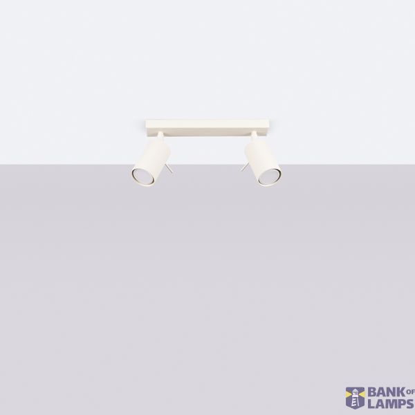 CEILING LAMP RING 2 BEIGE 2XGU10 image 6