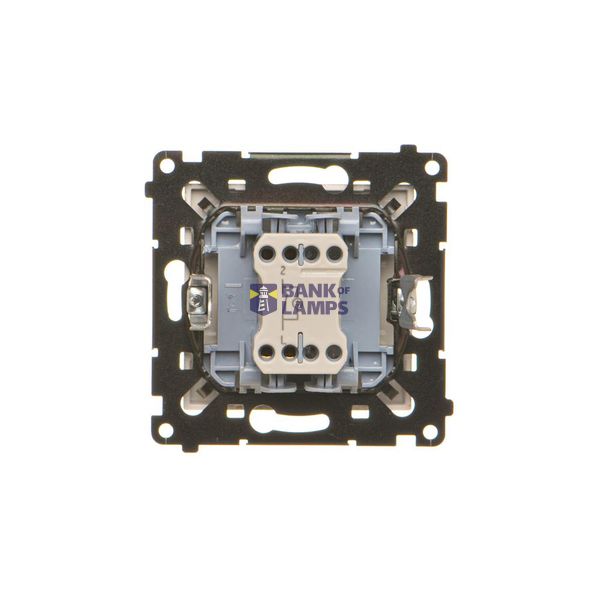 RTV final aerial socket, separated, (module), Simon 24, IP20/IP44, champagne matt image 1