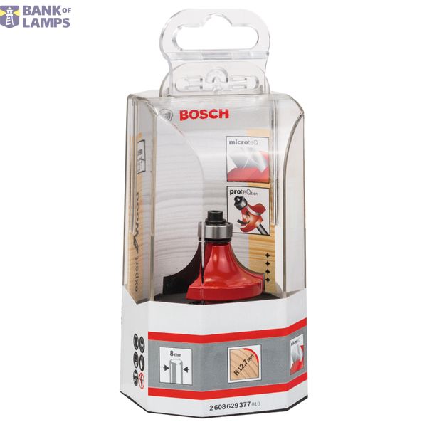 Expert for Wood Rounding over bit, 8 mm, D 38.1 mm, R1 12.7 mm, L 19 mm, G 61 mm image 2