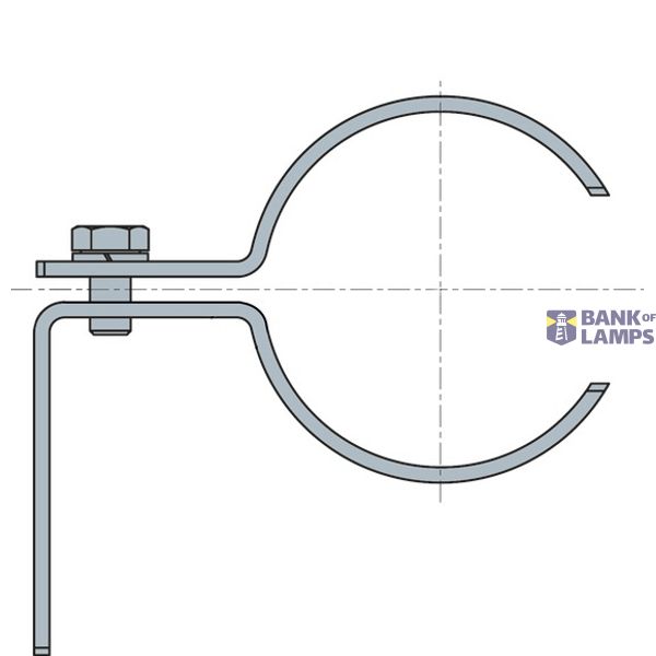 BS70 MOUNTING CLAMP D=70MM SET image 3