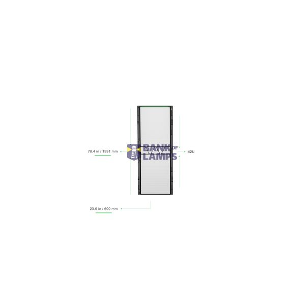 NSX Gen2 42U600mm Wide Curved Door Blk image 3